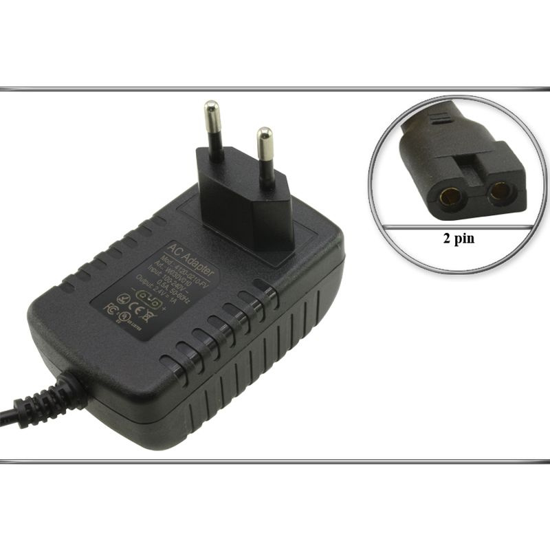 Адаптер (блок) питания 2.4V, 1A, 2pin (4120-0210-ADL), зарядное устройство для машинки стрижки волоc #1