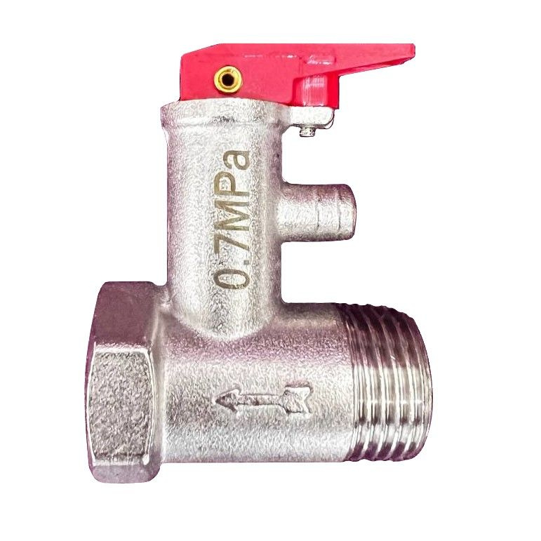 Клапан предохранительный с рычажком, 1/2", 7,0 Бар для водонагревателей Thermex, Ariston, Electrolux #1