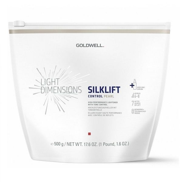 Goldwell Light Dimensions Silk Lift Control Pearl Level 6-8 - Осветляющий порошок с цветными пигментами #1