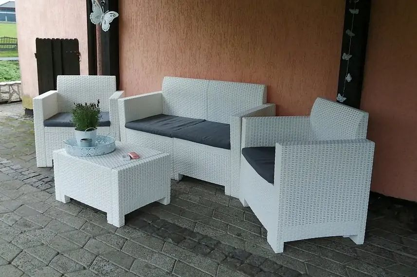 Садовая мебель для дачи NEBRASKA 2 Set (диван, 2 кресла и стол), набор садовой мебели, италия, для улицы #1