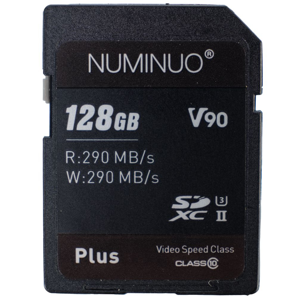 Карта памяти 128GB NUMINUO SDXС Plus Class 10 UHS-II U3 V90, 290/290 Mb/s #1