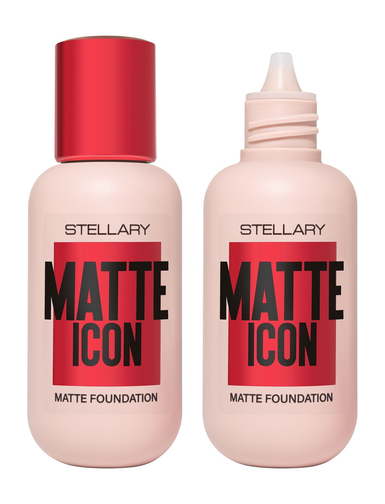 Матирующий тональный крем для лица / 03 Натурально-бежевый / Stellary Matte Icon Foundation  #1