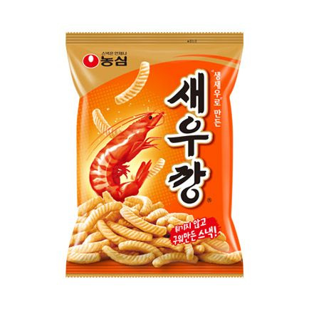 Чипсы со вкусом креветок (сунхан сеукан) Shrimp flavored chips 90g Nongshim  #1