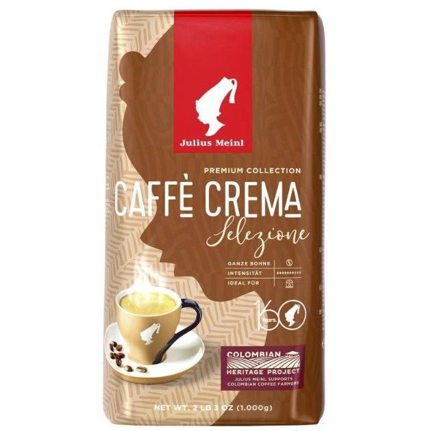 Кофе Julius Meinl Кафе Крема Премиум Коллекция в зернах, 1кг (89533)  #1