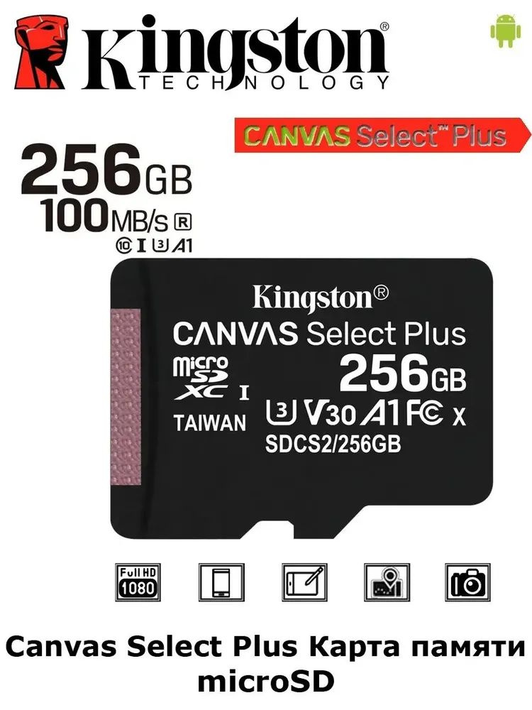 Карта памяти Canvas Select 256 ГБ #1