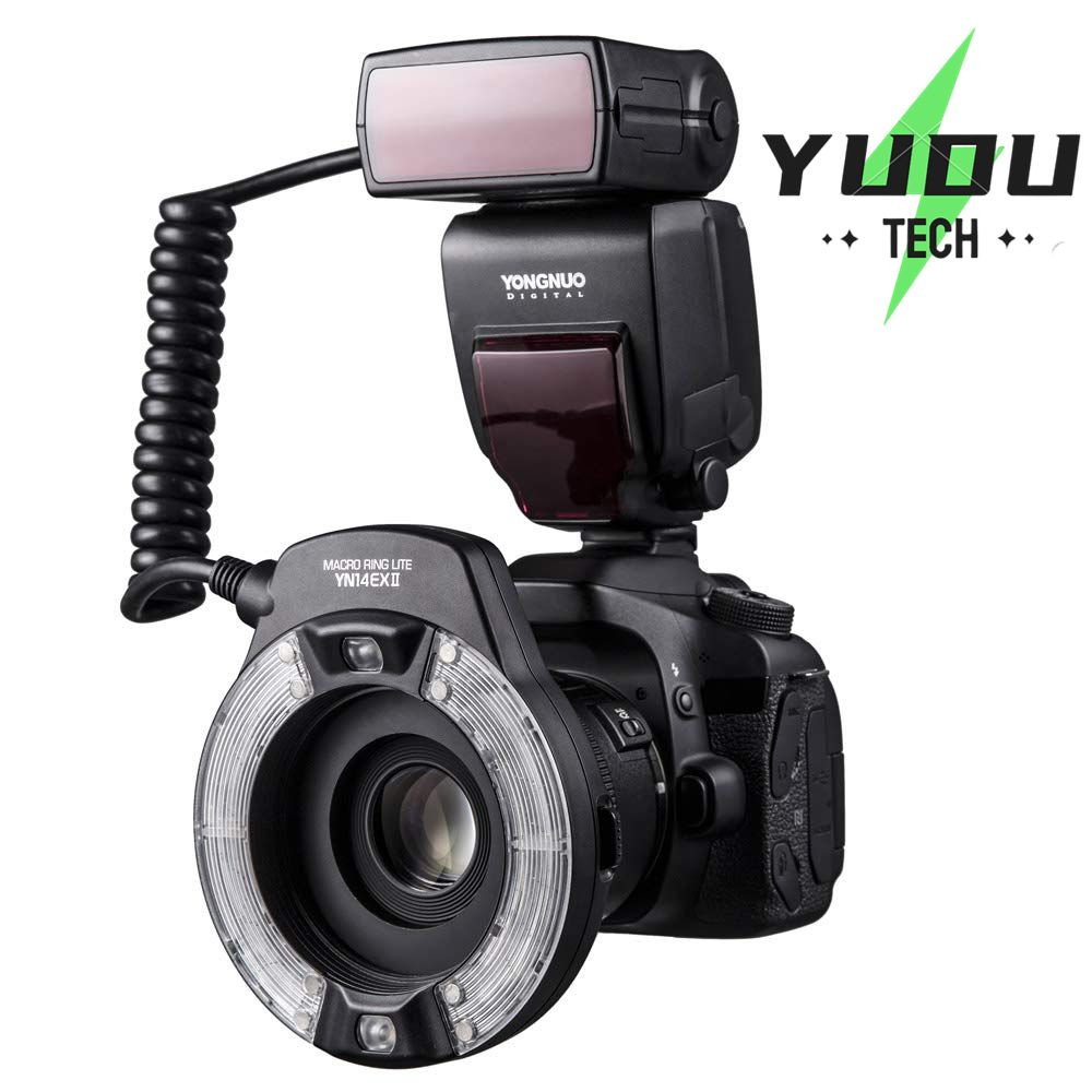 Yongnuo YN14EX II ,Кольцевая вспышка для макросъемки цифровой зеркальной камеры Canon, с переходным кольцом #1