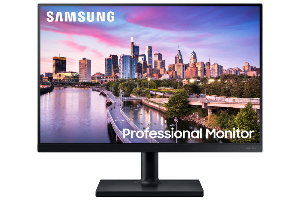 Samsung 24" Монитор professional LF24T450GYIXCI, Eye Saver Mode, IPS панель, Built In Speaker, HAS, черный #1