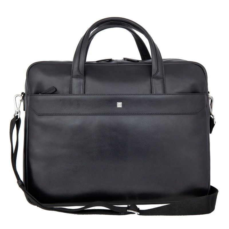Бизнес-сумка, черная Sergio Belotti 9485 VT Genoa black #1