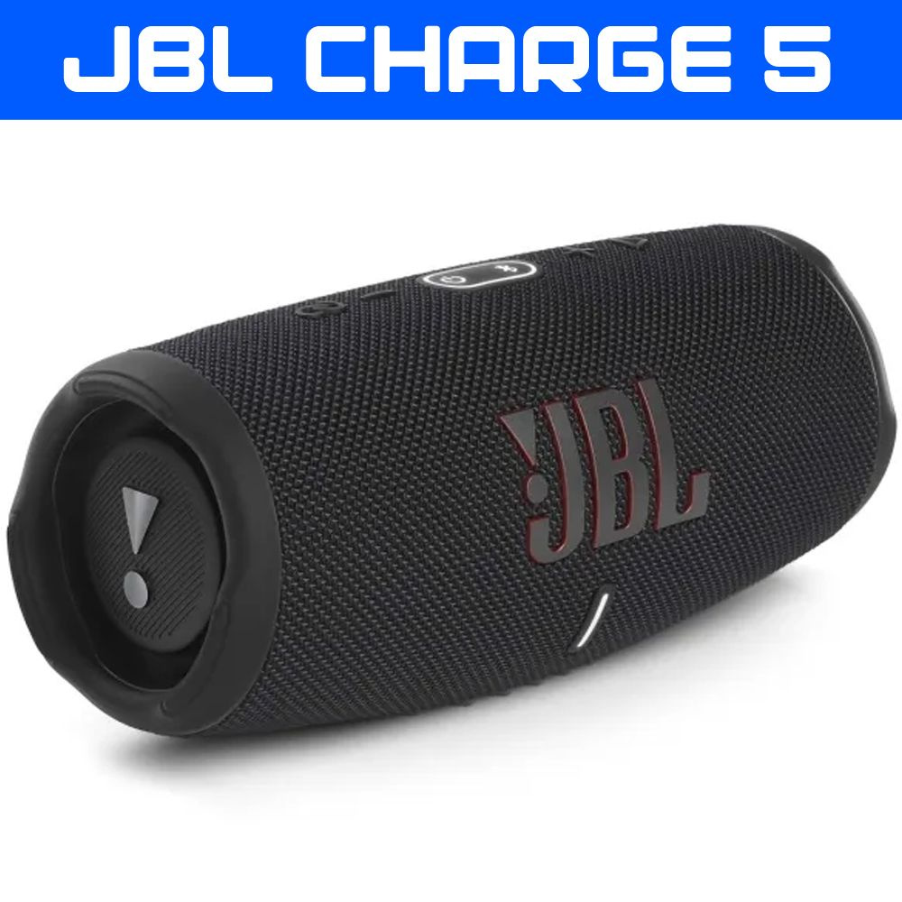 Беспроводная портативная колонка JBL Charge 5, с Bluetooth, черный  #1