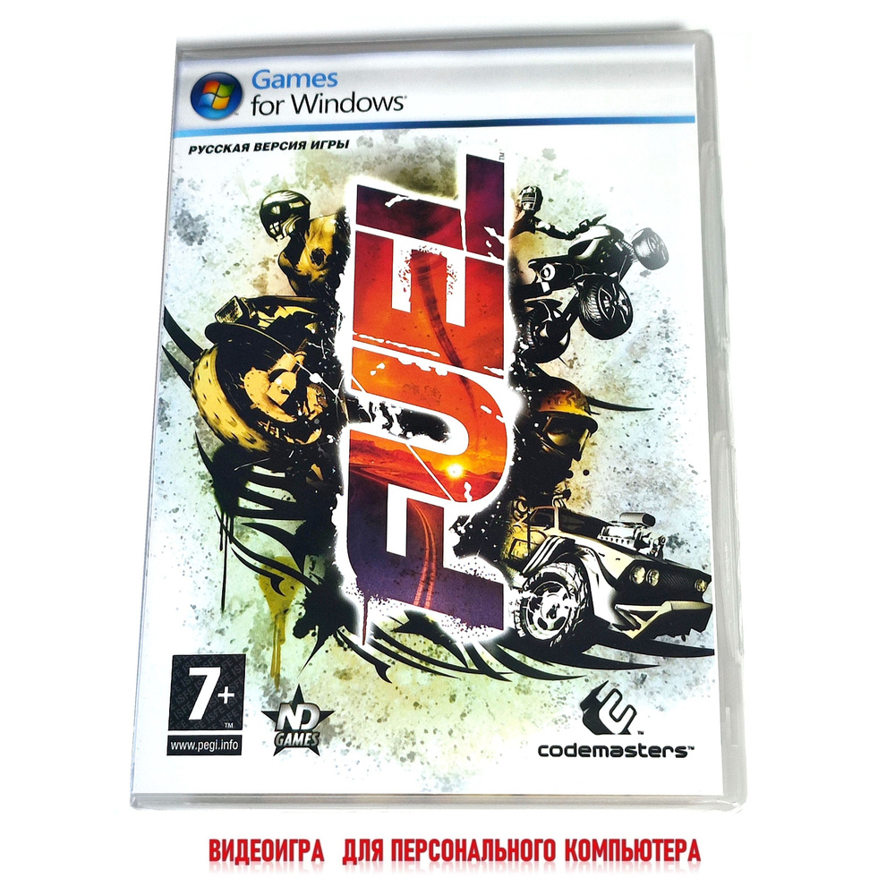 Видеоигра. FUEL (2008, Box, PC-DVD, для Windows PC, русская версия) гонки / 7+  #1