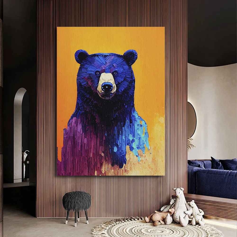 Картина медведь, 30х40см #1