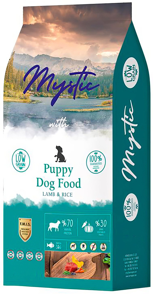 Корм Mystic Low Grain Puppy Lamb & Rice для щенков, низкозерновой, с ягненком и рисом, 2.5 кг  #1