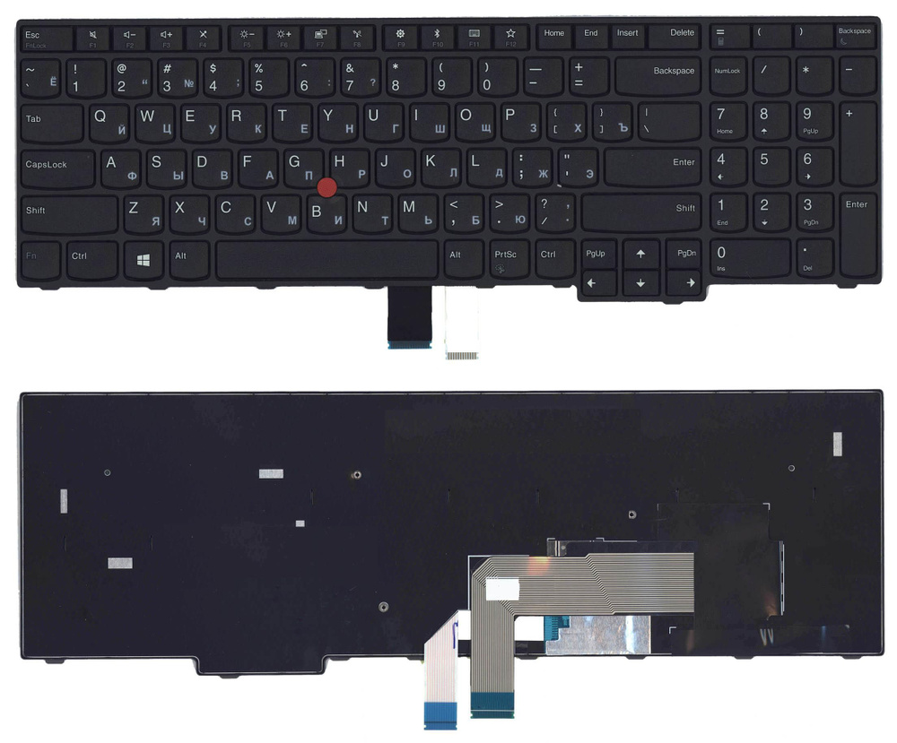 Клавиатура для ноутбука Lenovo Edge E570 E575 p/n: PK1311P3A12, SN20K93397 F32 #1