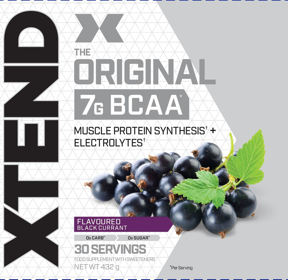 Аминокислотный комплекс BCAA Xtend с витамином B6- Чёрная смородина 432 гр  #1