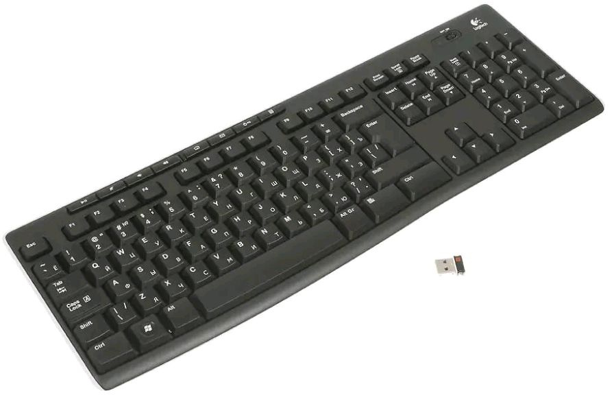 Клавиатура беспроводная Logitech K270 (920-003757), Русская раскладка, оригинал  #1