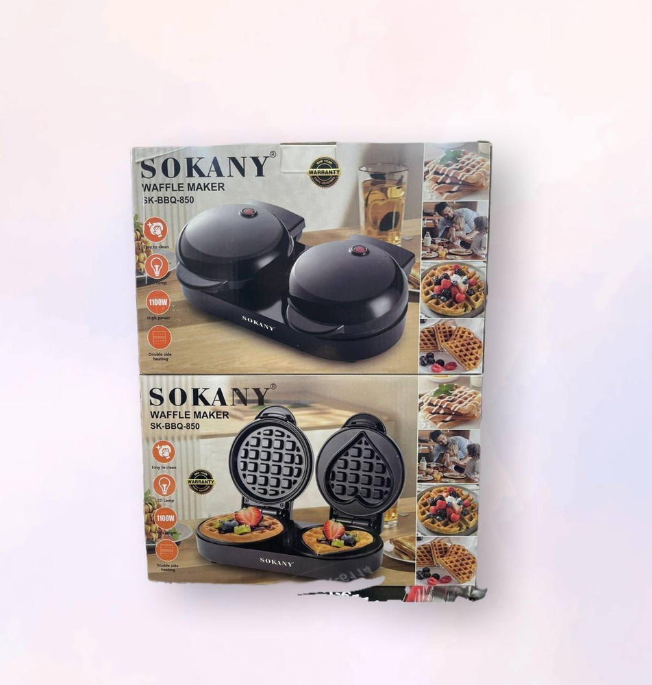 SOKANY Вафельница SK-BBQ-850, черный #1