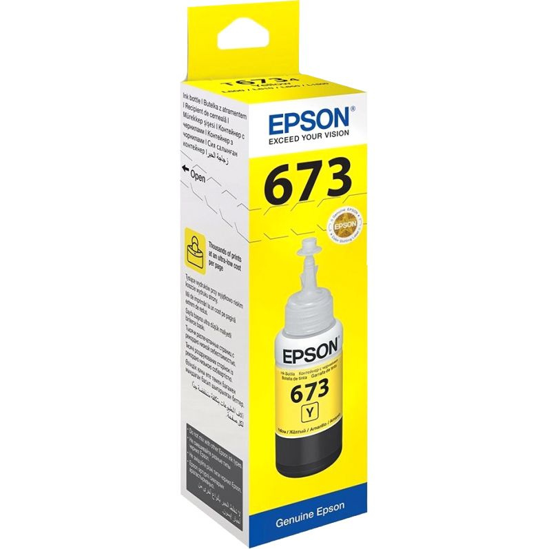 Чернила Epson 673 C13T673498 желтые #1