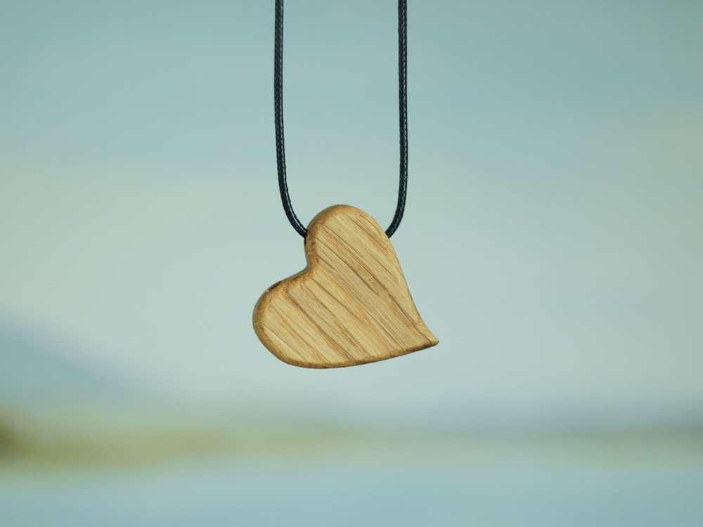 Аромакулон деревянный Сердце #1