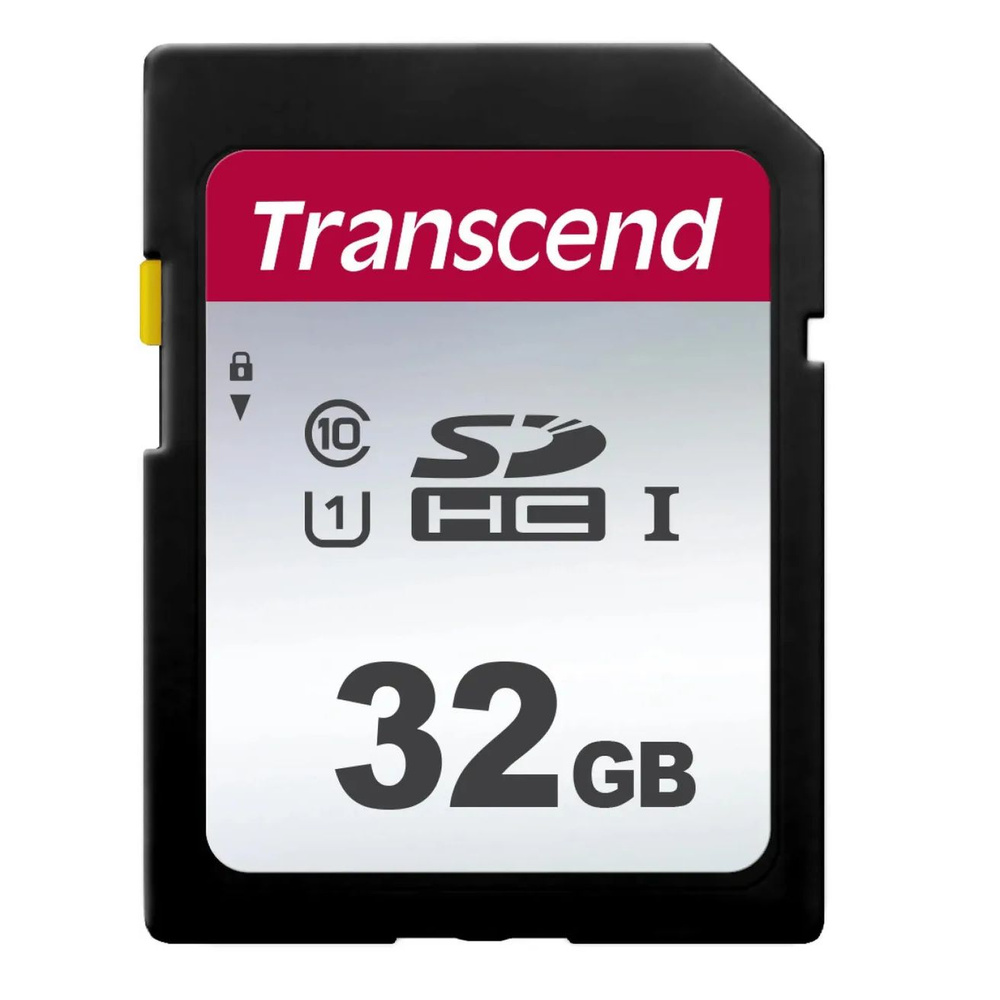 Карта памяти Micro SD 32gb Transcend SDHC, Class, W45MB/s (TS32GSDC300S) #1