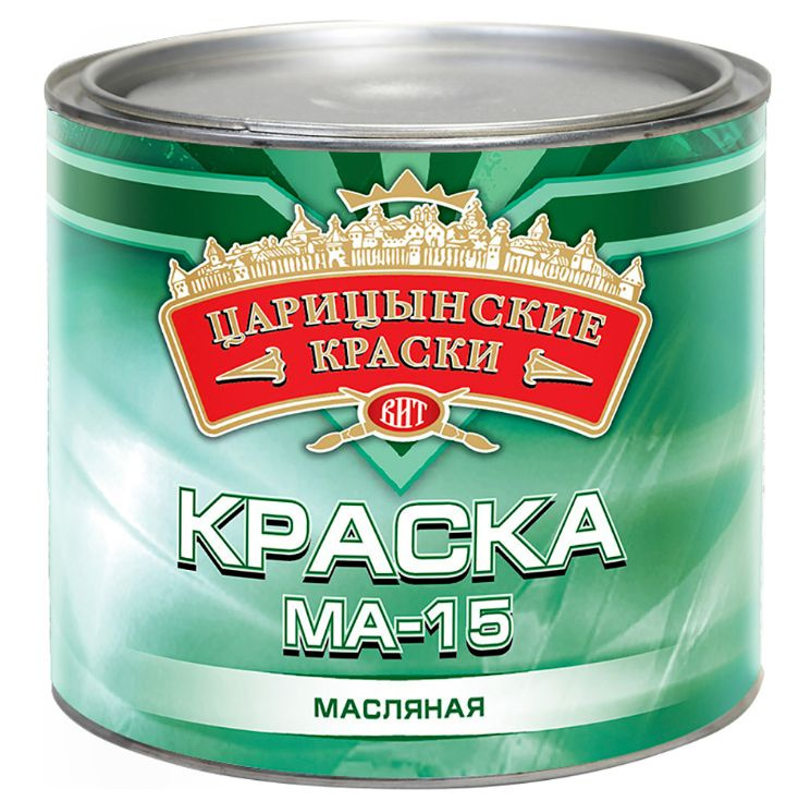 Царицынские краски Эмаль, Масляная, Глянцевое покрытие, 1.9 кг, светло-зеленый  #1