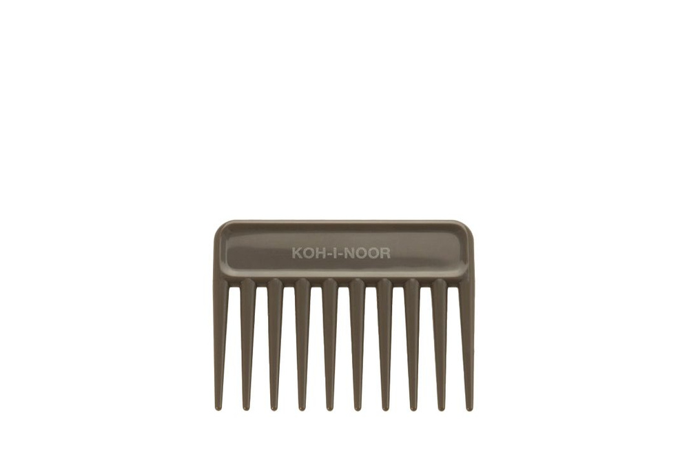 Гребень для волос KOH-I-NOOR 8131S PETTINE RADONE AFRO Professionale Sand grey #1