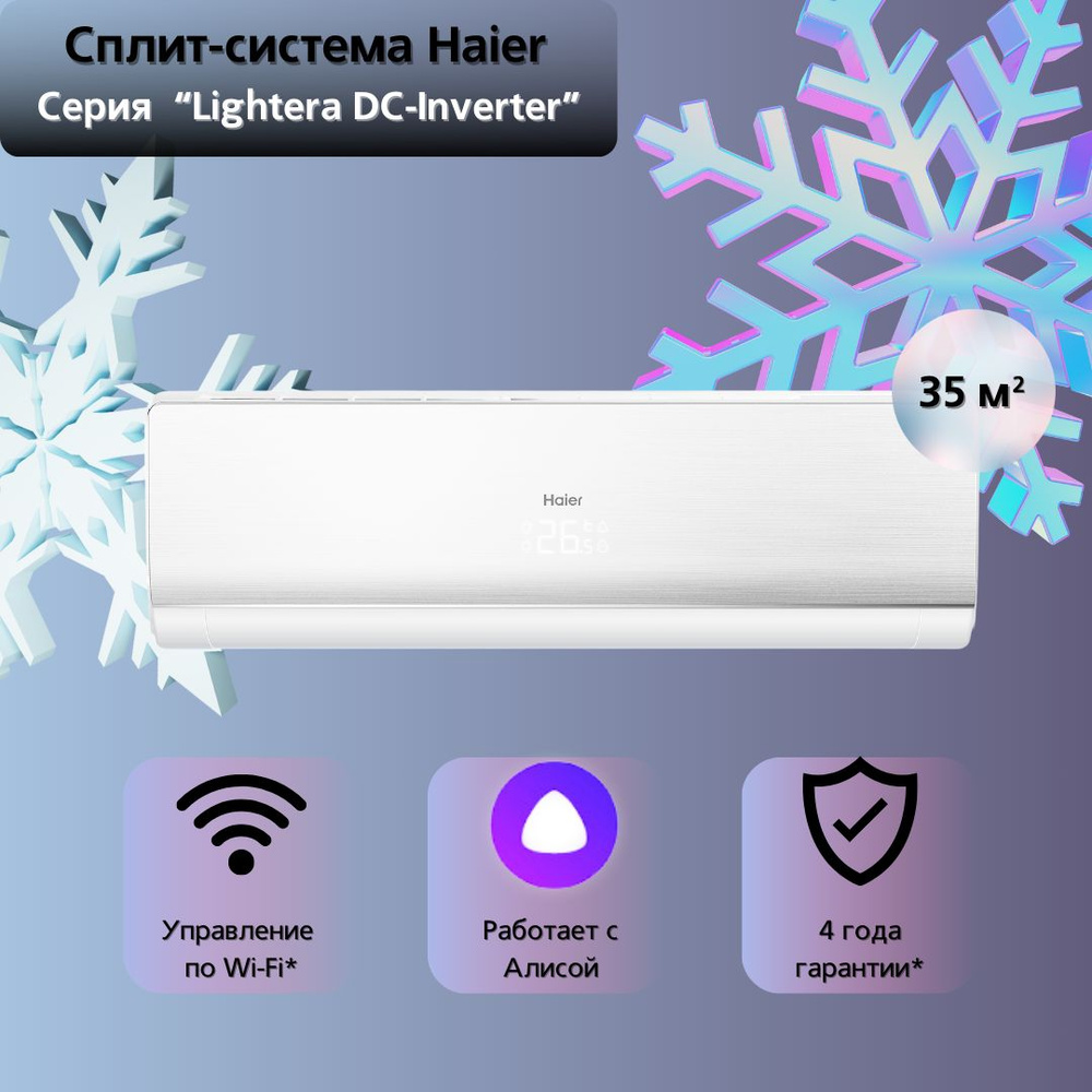 Сплит-система Haier Lightera AS12NS6ERA-W / 1U12BS3ERA с Wi-Fi модулем ESP32 #1