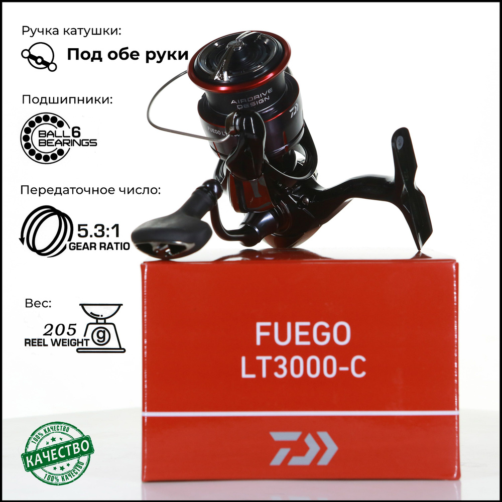 Катушка Daiwa 23 Fuego LT 3000-C #1