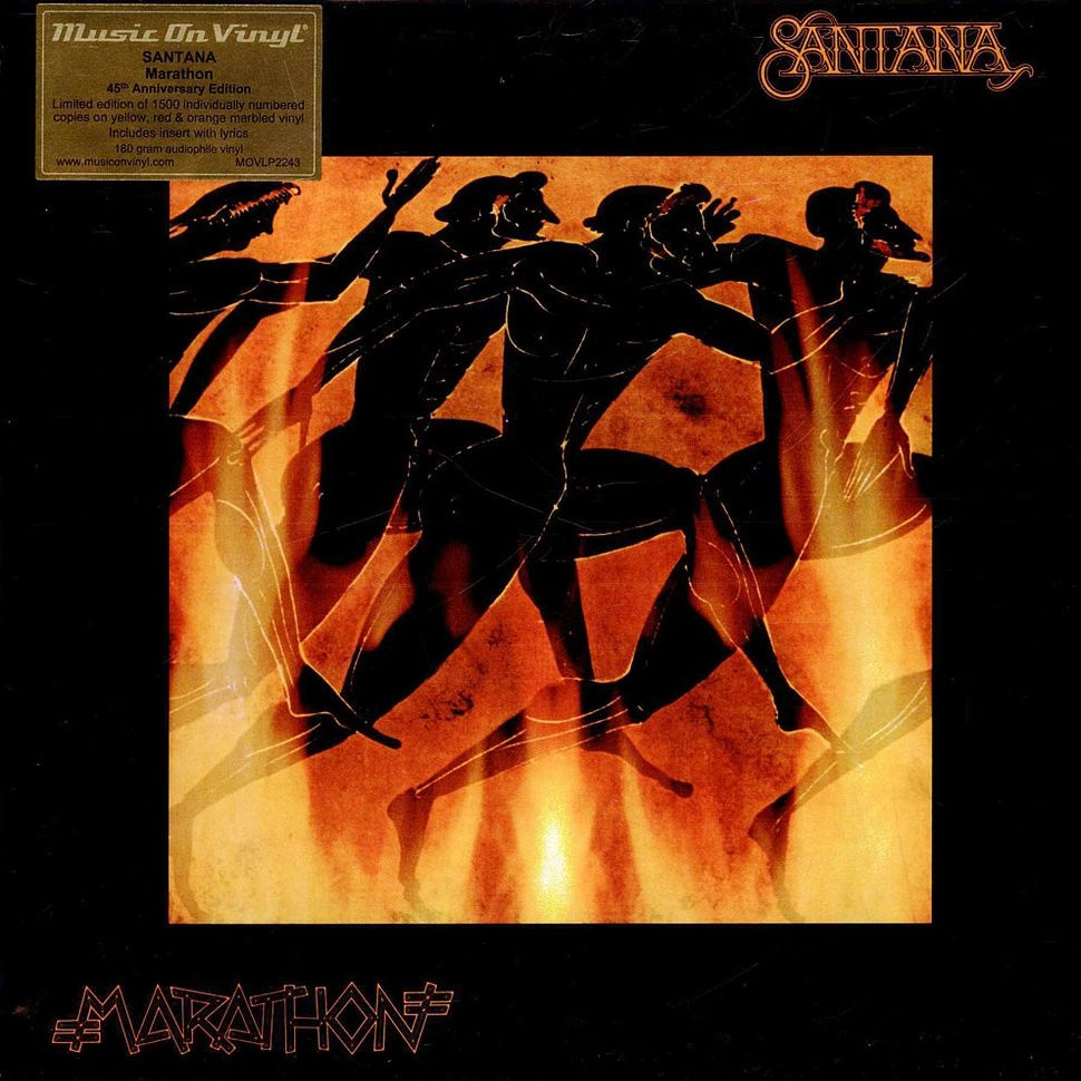 Santana - Marathon (Orange Marbled Vinyl) виниловая пластинка #1