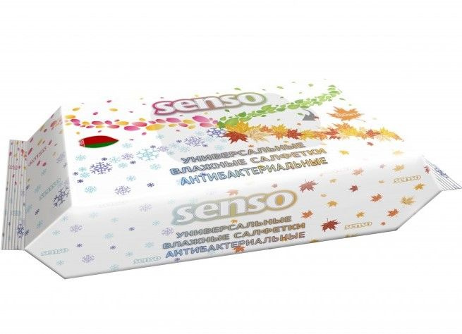 Senso Baby Салфетки антибактериальные универсальные 100 шт. #1