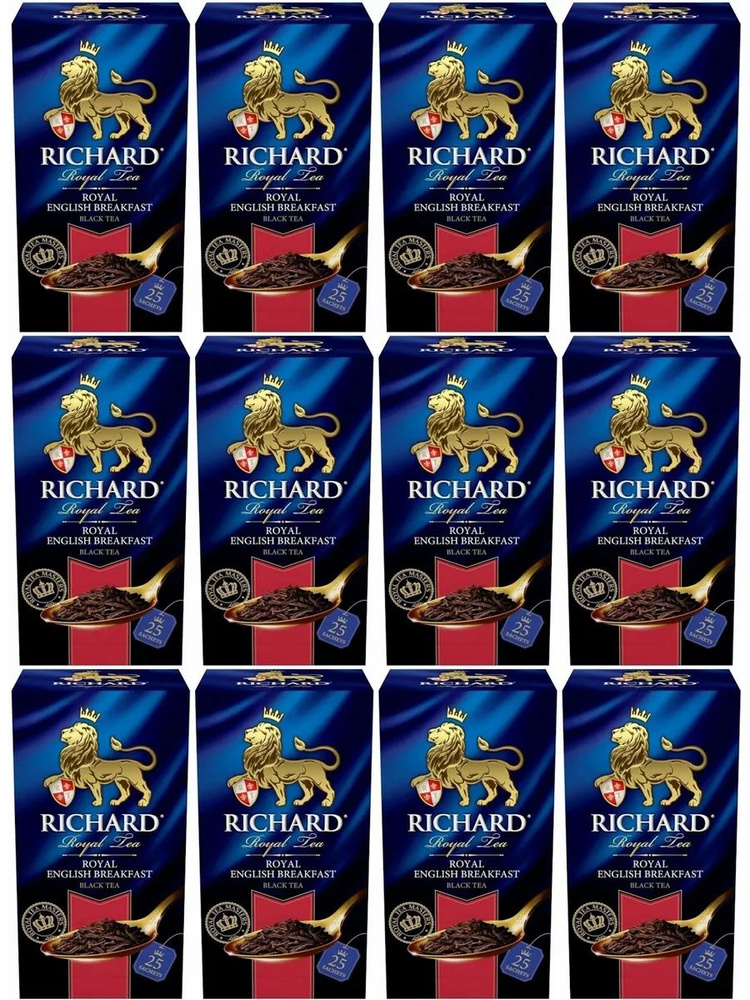 Richard Royal English Breakfast чёрный 25 пак х12шт #1