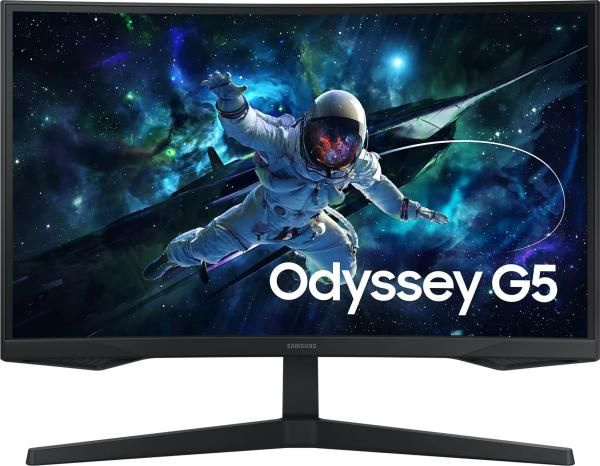 Samsung 27" Монитор Odyssey G55C S27CG550EI , черный #1