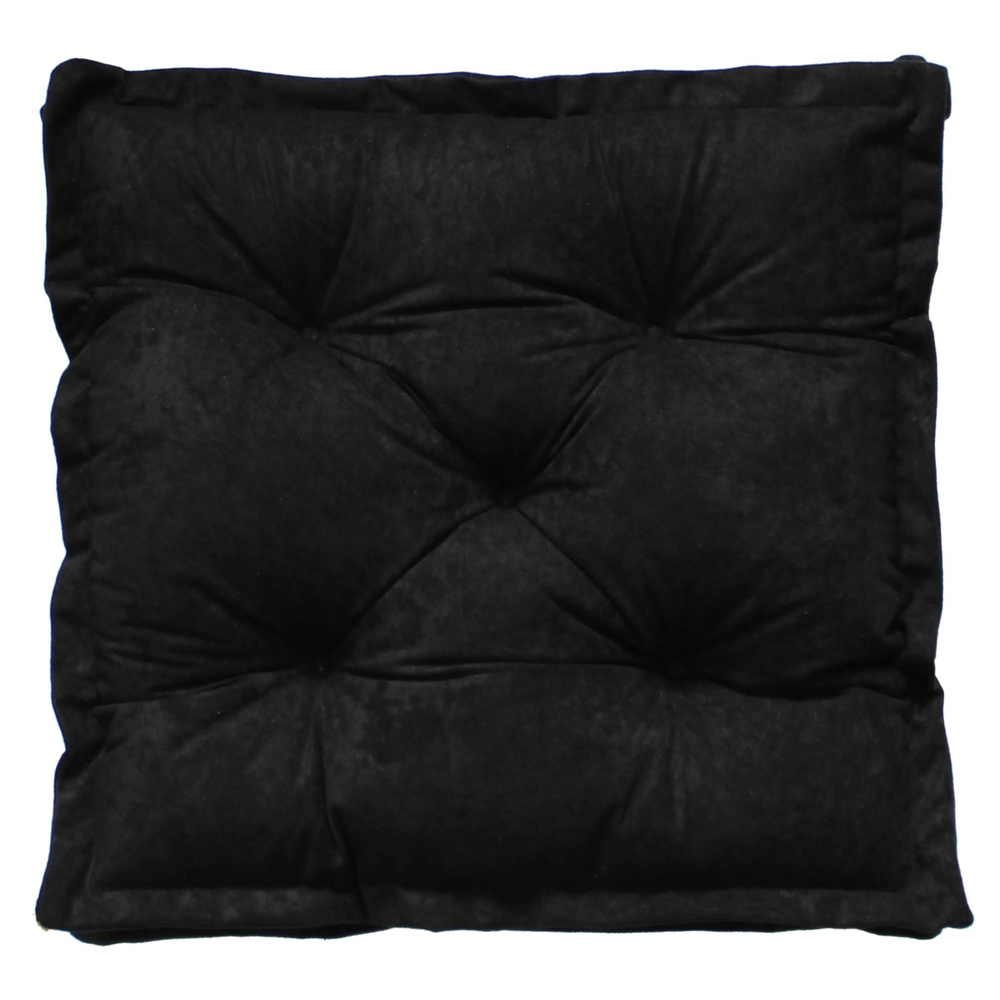 Подушка для сиденья МАТЕХ 2D VELOURS 45х45 см. Цвет черный, арт. 51-183  #1