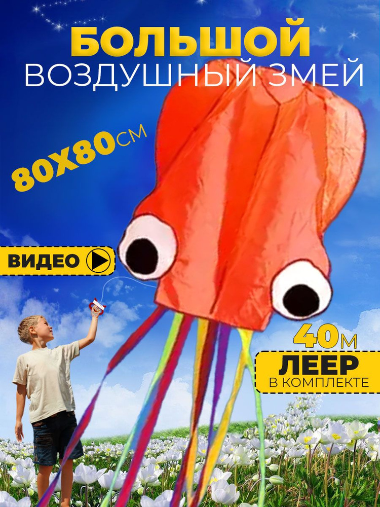 Воздушный змей 80 см. #1