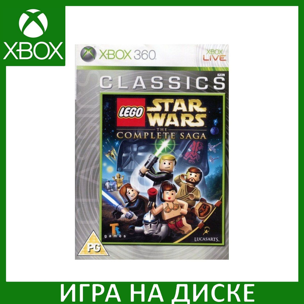 Игра LEGO Звездные войны (Star Wars) The Complete Saga Classics Xbox 360 Диск на 360  #1