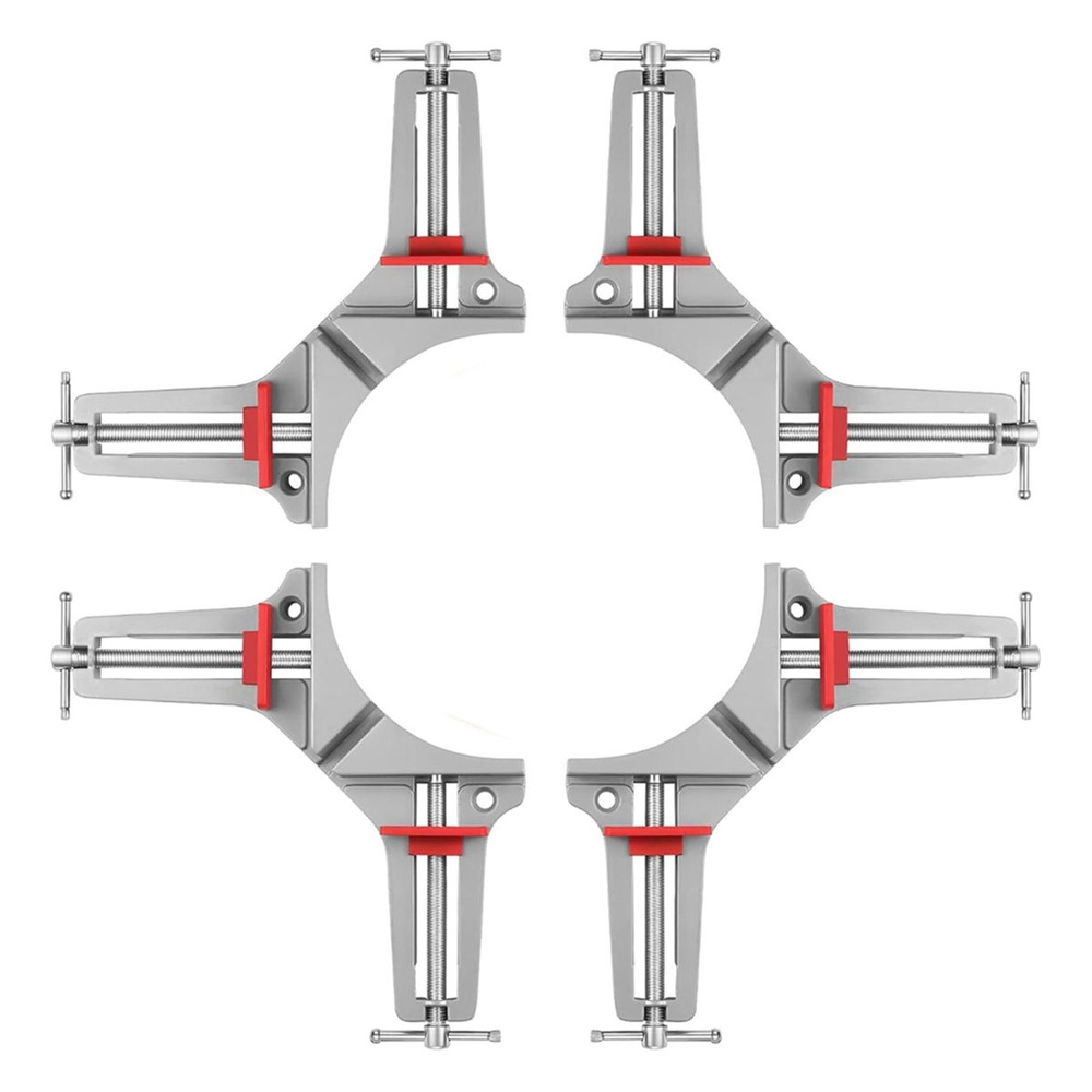 4 шт. угловой зажим под прямым углом 90 градусов зажимы для деревообработки  #1