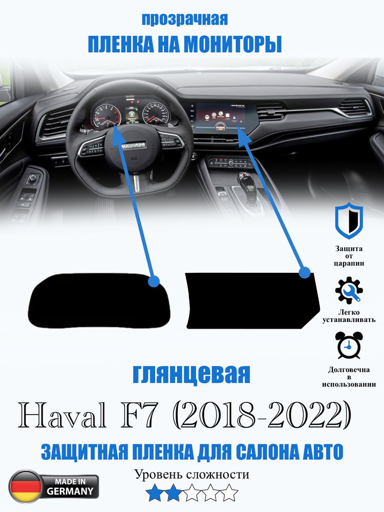 Защитная пленка Haval F7 ГЛЯНЦЕВАЯ / Хавал Ф7 #1