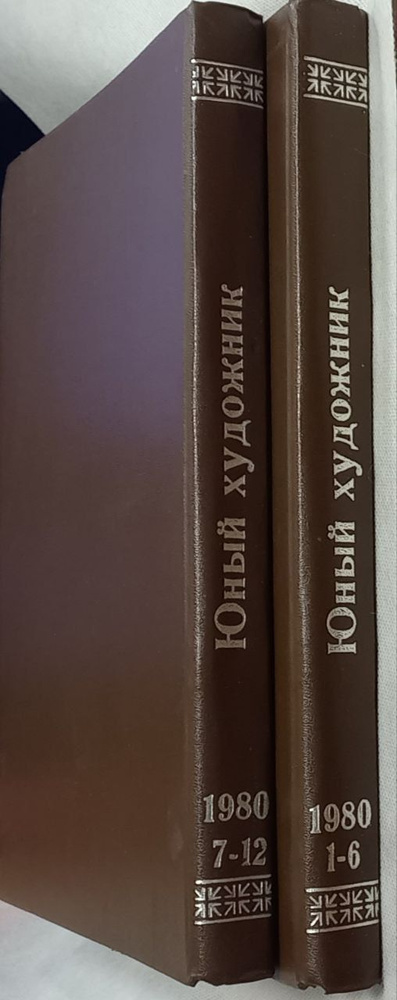 Журнал "Юный Художник", 1980 год. Конволют - полная подписка за год в 2 книгах. | Платонова Н., Кузин #1