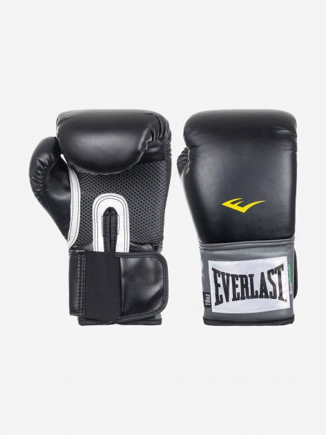 Перчатки тренировочные Everlast PU Pro Style 10 oz черный #1