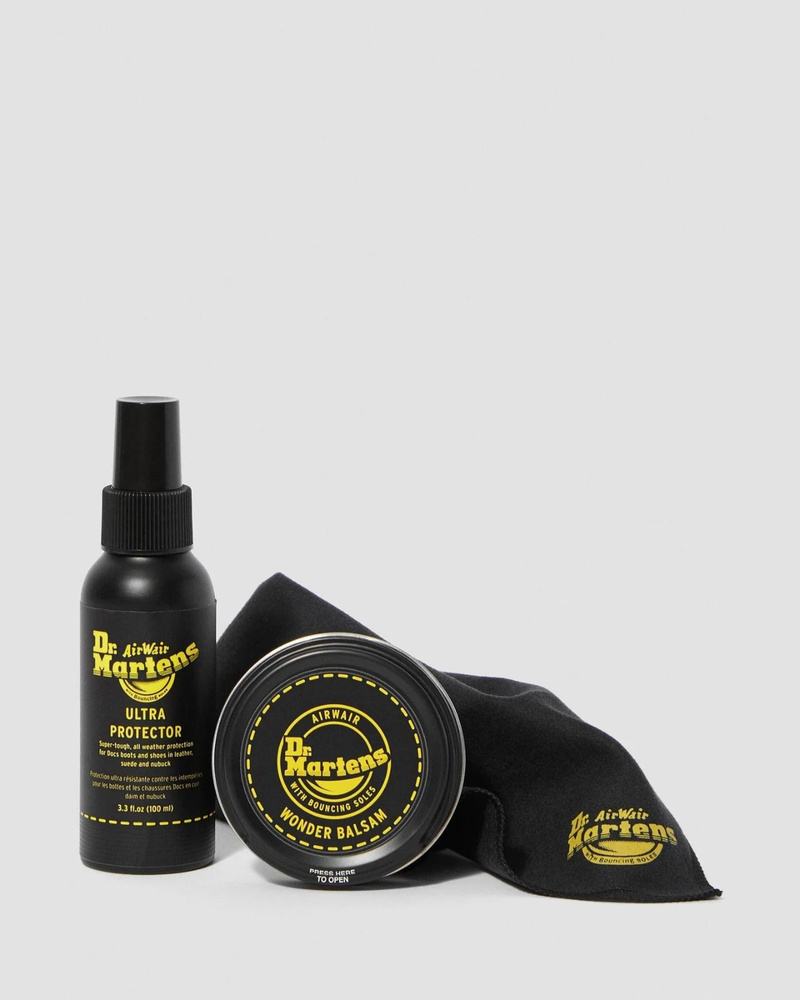 DR. MARTENS Набор по уходу за обувью Protector & Wonder Balsam Kit из 3-х предметов для защиты обуви #1