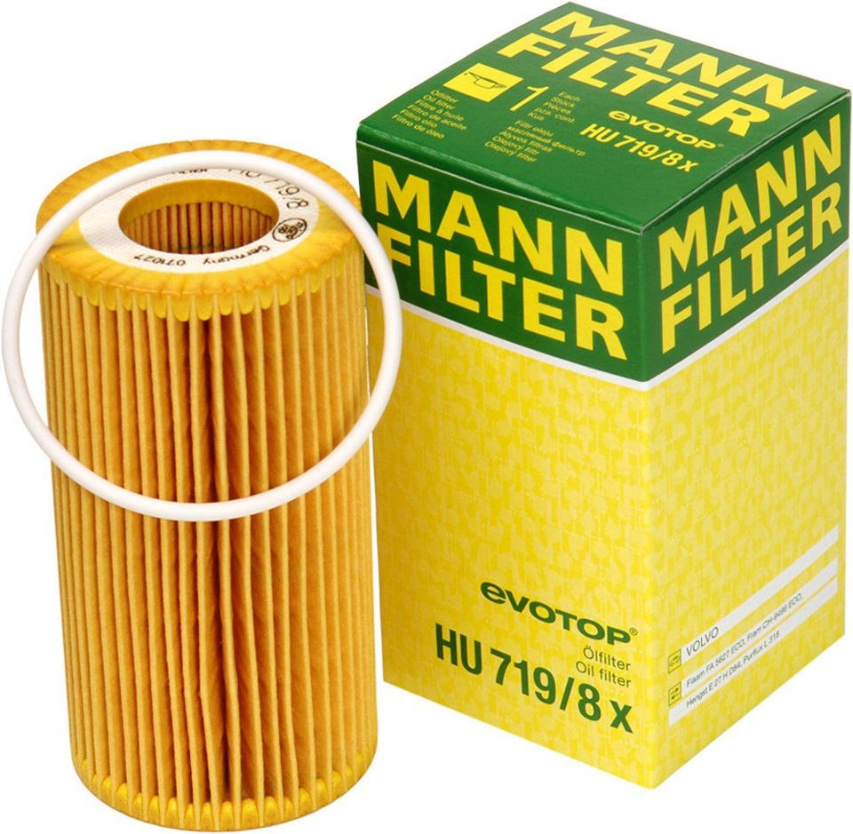 MANN FILTER Фильтр масляный арт. HU7198X, 1 шт. #1