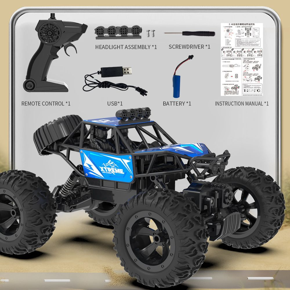 Автомобиль с дистанционным управлением, JJRC Q145 RC Сплав Альпинистский 2.4G 4WD 1:16 RC Rock Crawler #1