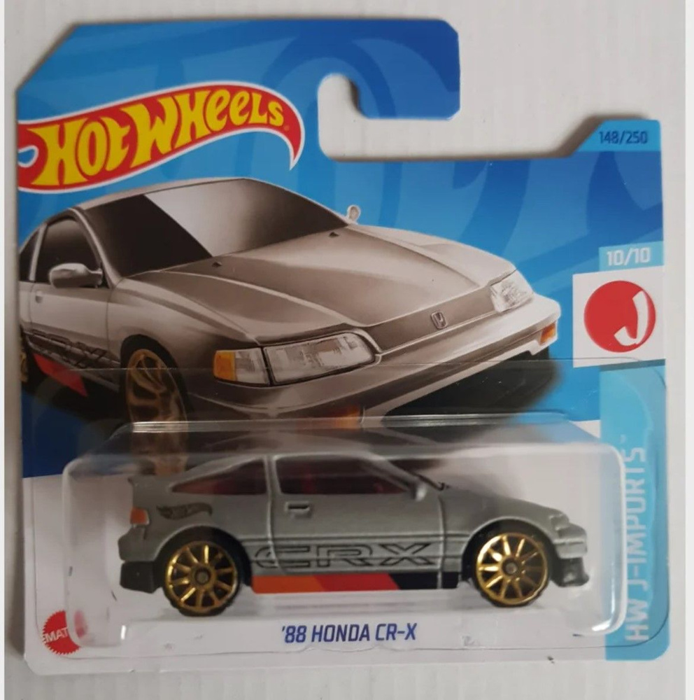 Машинка Хотвилс игрушка коллекционная Hot Wheels '88 Honda CR-X 5785_HKJ17  #1