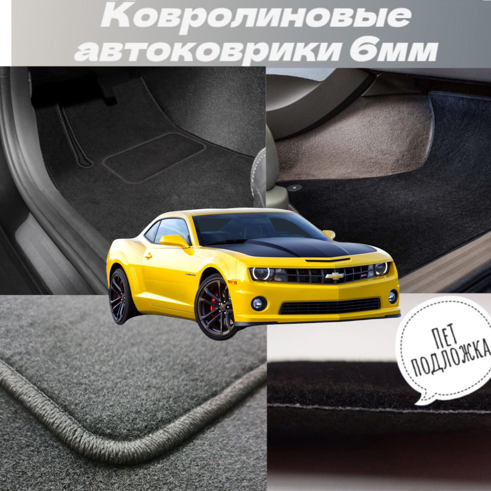 Коврики ворсовые в салон автомобиля Chevrolet Camaro V #1