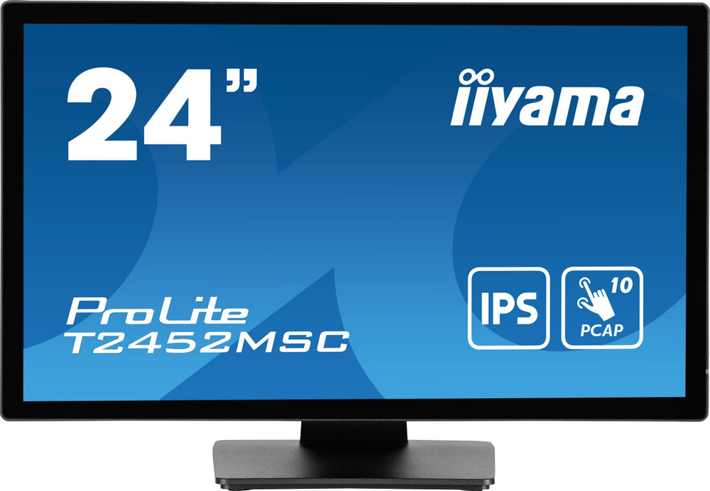 iiyama 23.8" Монитор T2452MSC-B1 черный, черный #1