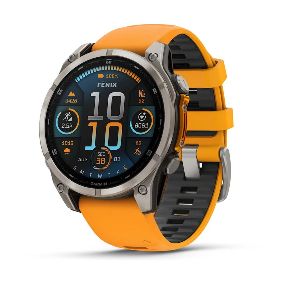 Часы Garmin fenix 8 - 47 mm, AMOLED, Sapphire Graphit/Titanium Titan (010-02904-11) #1