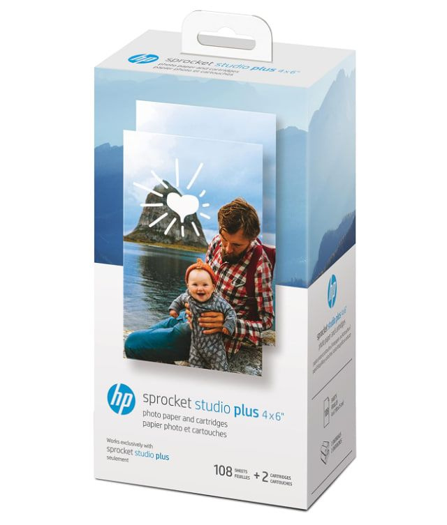 Фотобумага HP Sprocket Studio Plus 4x6 (108 шт.) HPIS4X6C108 #1