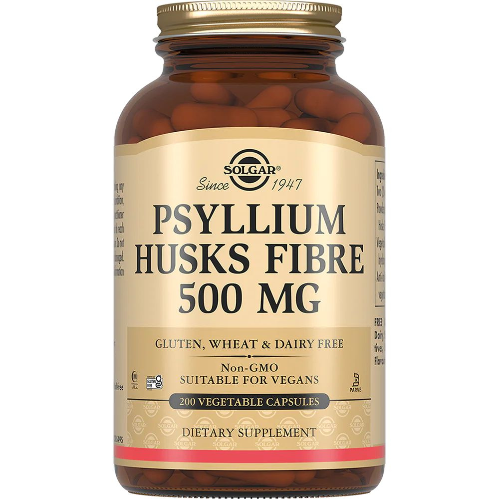 Solgar Капсулы "Псиллиум, пищевые волокна 500 мг" ("Psyllium Husks Fiber 500 mg"), 200 шт.  #1