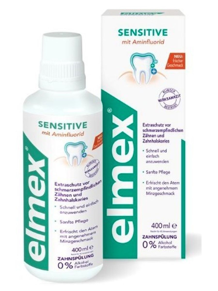 elmex ополаскиватель для п рта sensitive plus 400мл - 1шт. #1