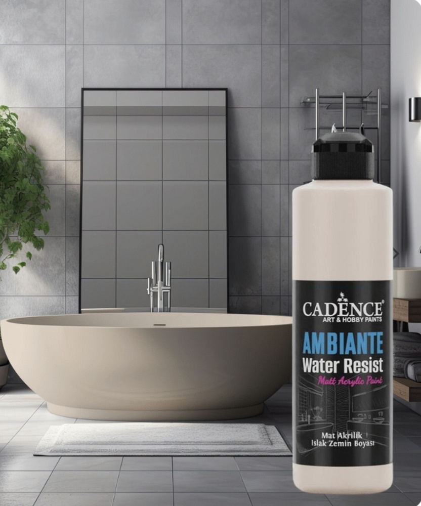 Водостойкая краска Cadence Ambiente Water Resist, цвет - песчаник, 250мл + катализатор 10гр  #1