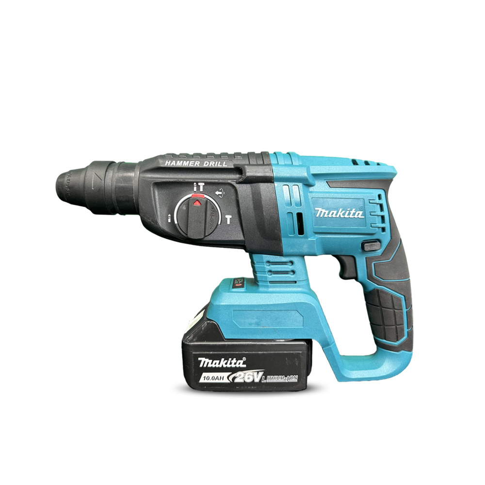 Перфоратор аккумуляторный,Makita,SDS PLUS, бесщеточный, 1.7Дж, 1200 ВТ, 2 АКБ  #1